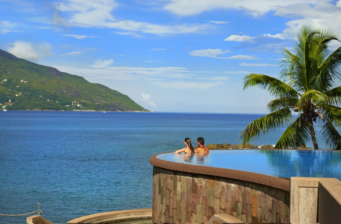 Hilton Seychelles Northolme Resort & spa pool view