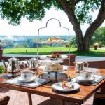 Victoria Falls Hotel Garden breakfast